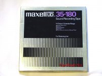 Maxell UD Reel to Reel Tape, LP, 10″ Metal Reel, 3600 ft