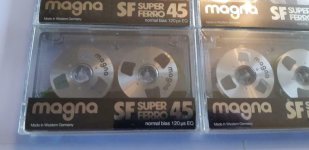 Reel style Cassette Tapes in Type II/ Type IV 60 or 90 Minutes