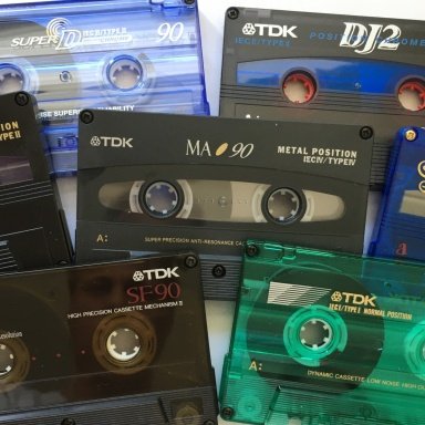Audio Reels Cassette Tapes Multi Brand Reel to Reel New White Cassette